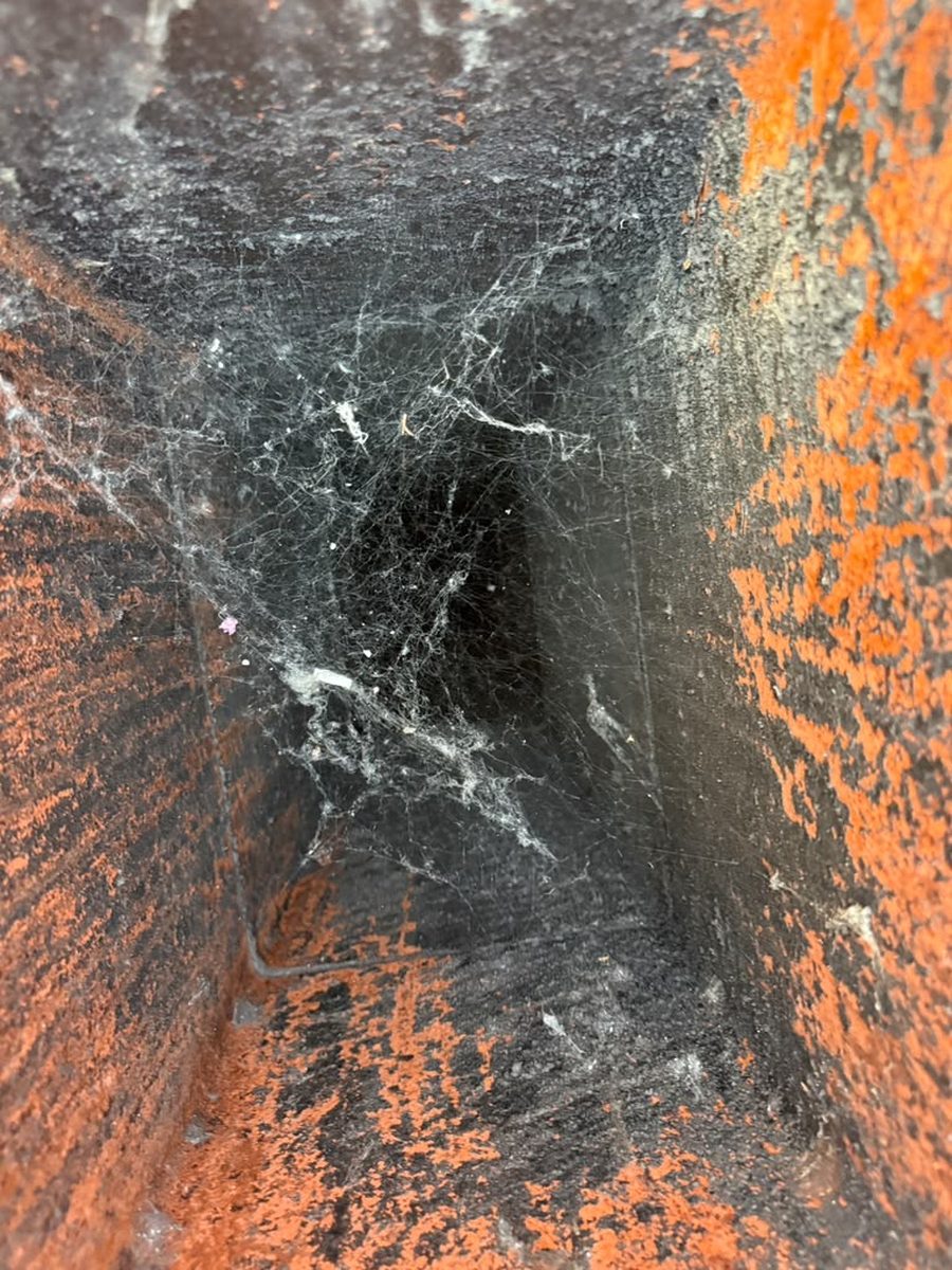 Chimney Interior — Before Cleaning