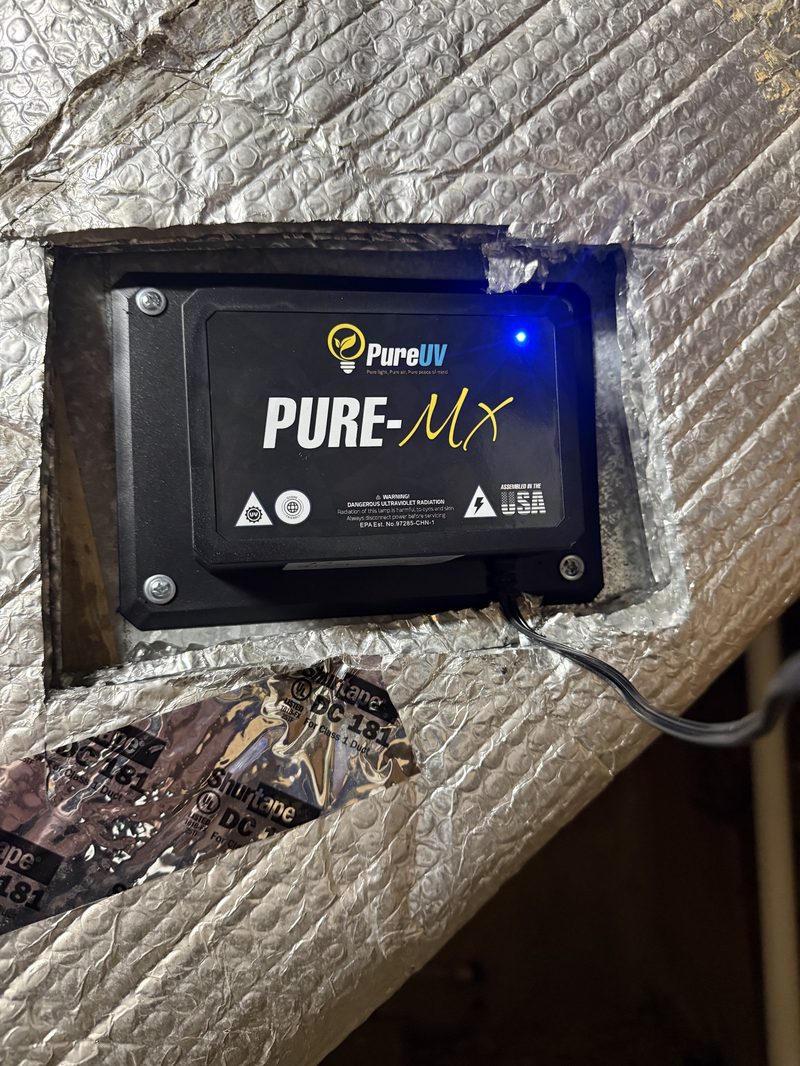 UV Sanitizer Install